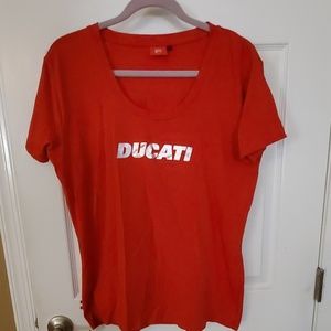 Red Ducati t-shirt